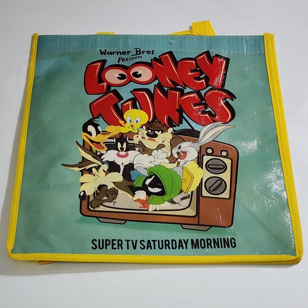 Warner Brothers Bros Looney Tunes TV Television Tote Bag RARE